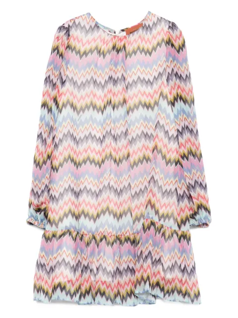 Missoni Kids Kleid mit Zickzackmuster