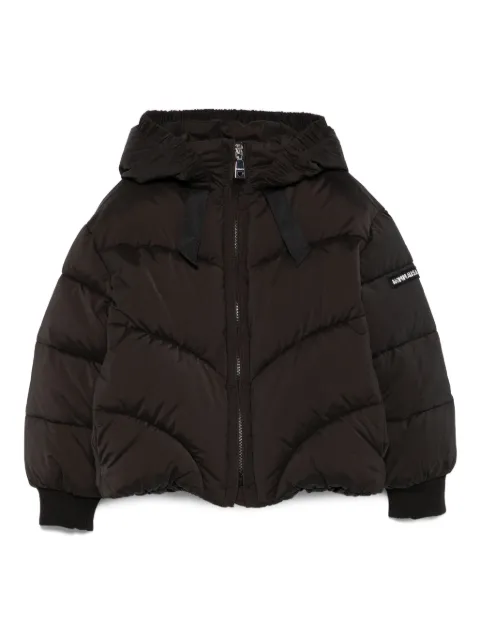 Monnalisa hooded quilted jacket