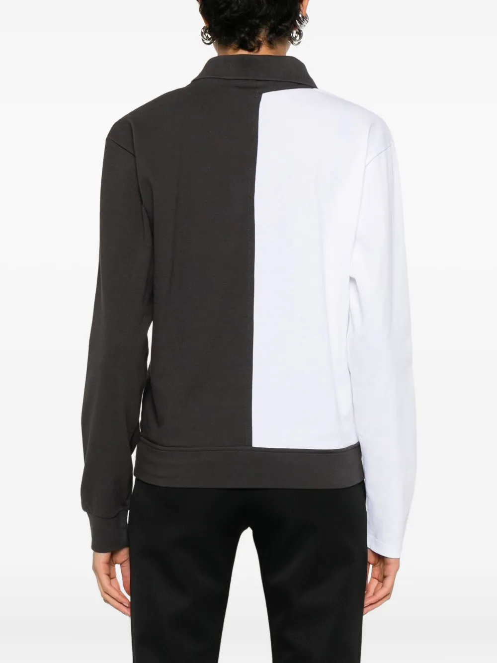 Coperni Trompe L'oeil Demi Polo Shirt In Multi