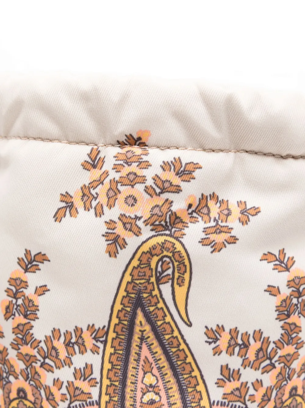 ETRO KIDS paisley-print drawstring shoulder bag Beige