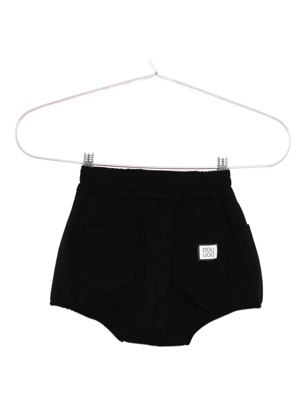 Douuod Kids elasticated-waist shorts Zwart