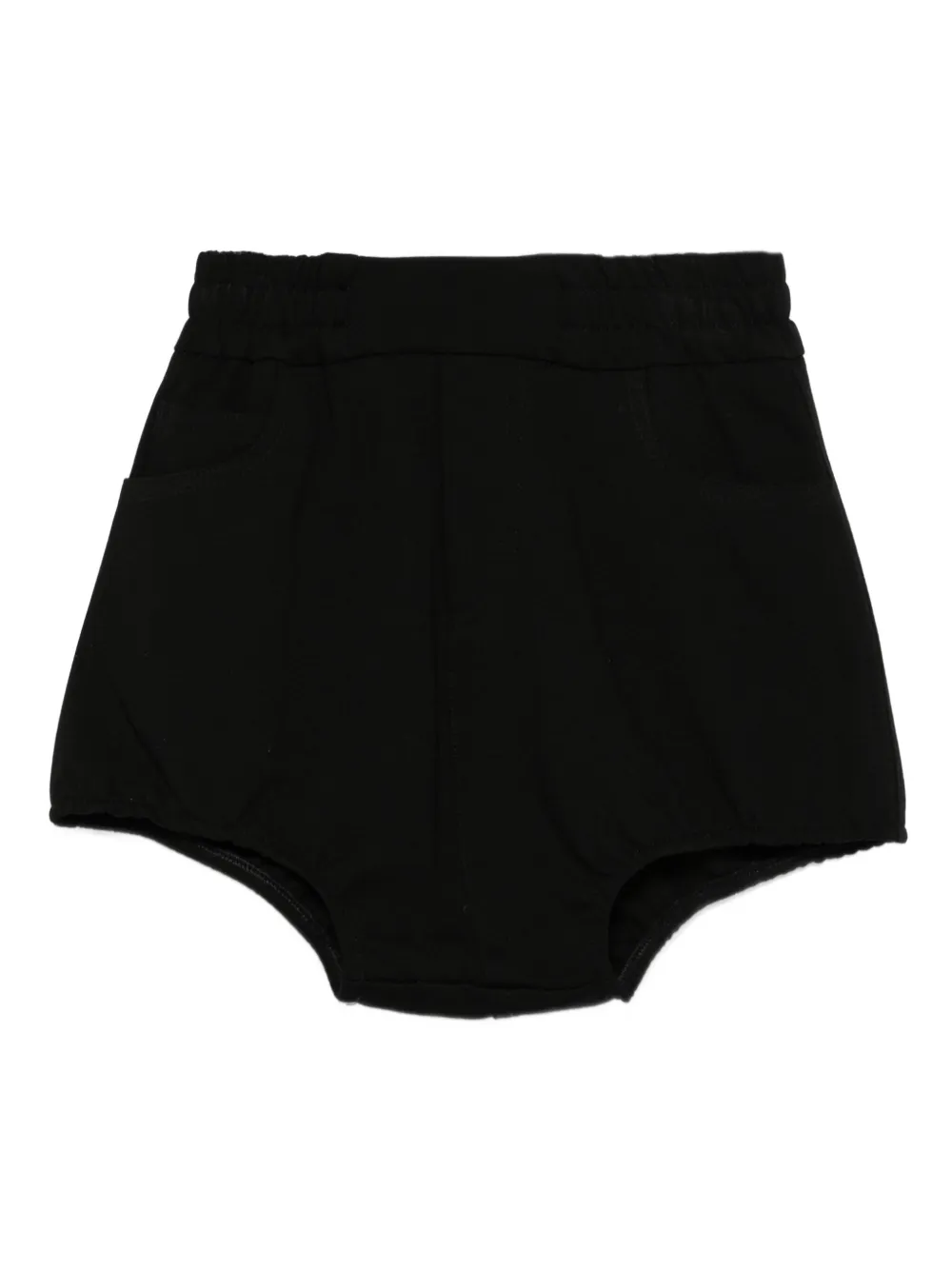 Douuod Kids elasticated-waist shorts Zwart