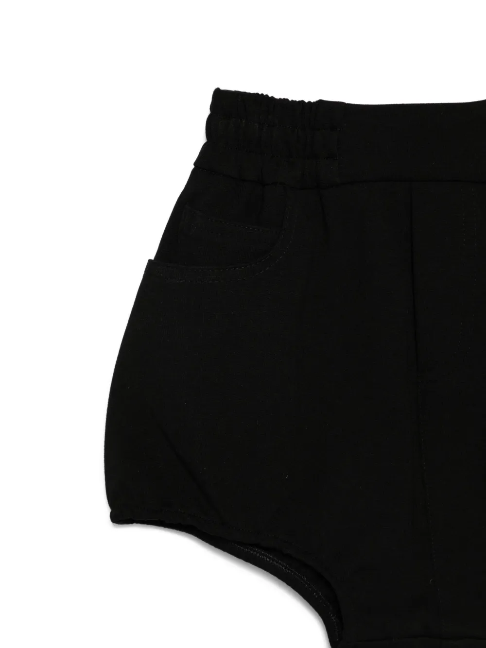  Douuod Kids Elasticated-waist Shorts - Black 