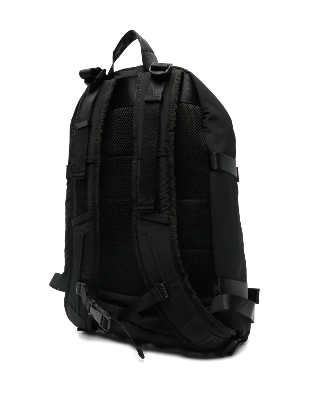 Juun.J buckle-fastening strap backpack Zwart