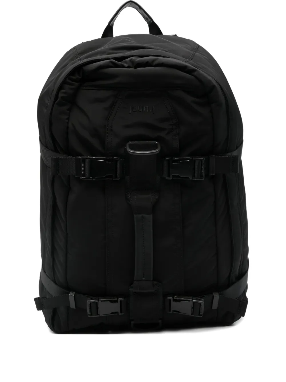 Juun.J buckle-fastening strap backpack - Nero