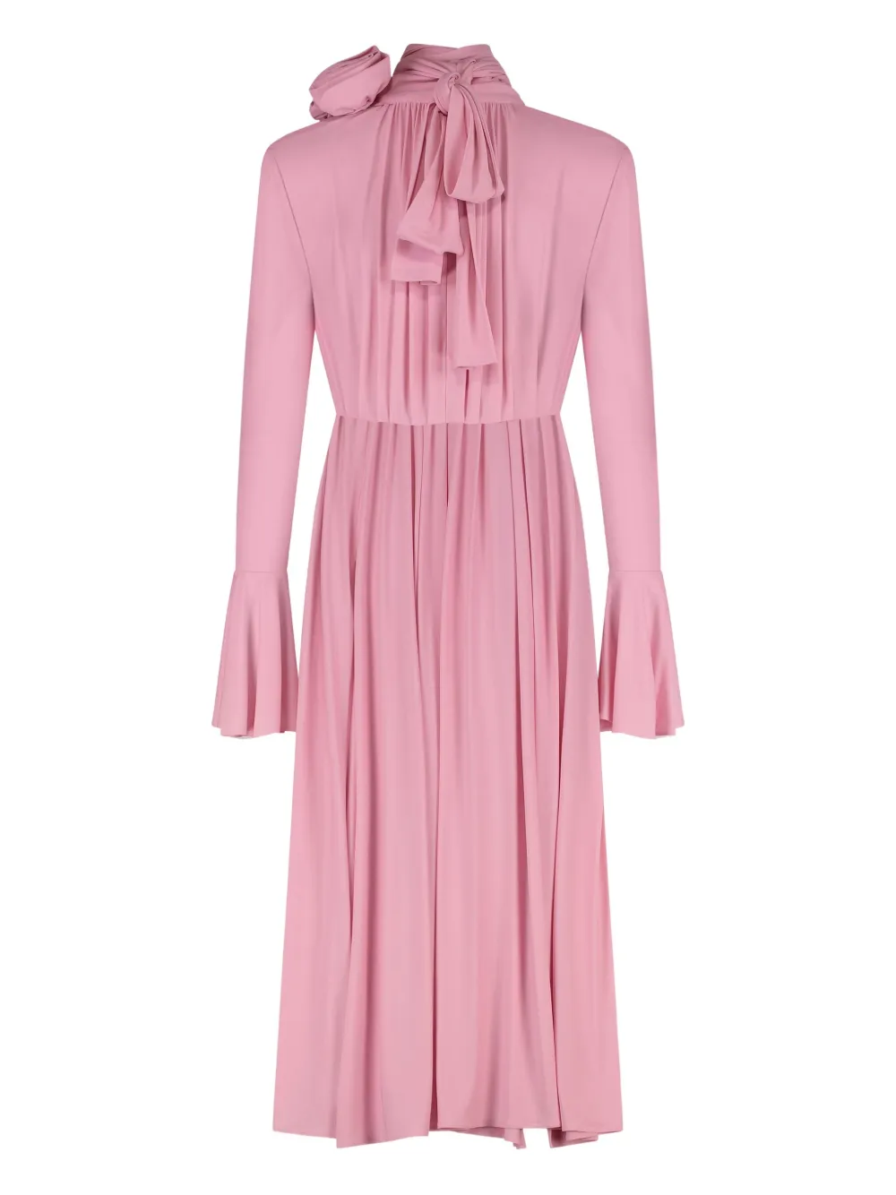 Magda Butrym flower-detailed flared dress Roze