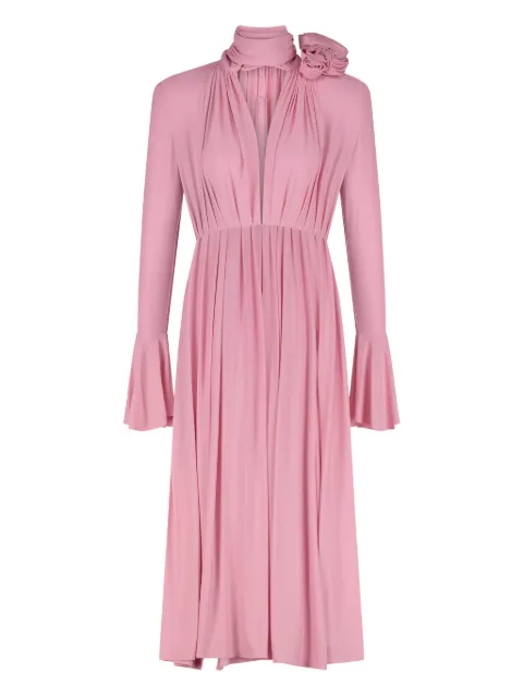 Magda Butrym flower-detailed flared dress