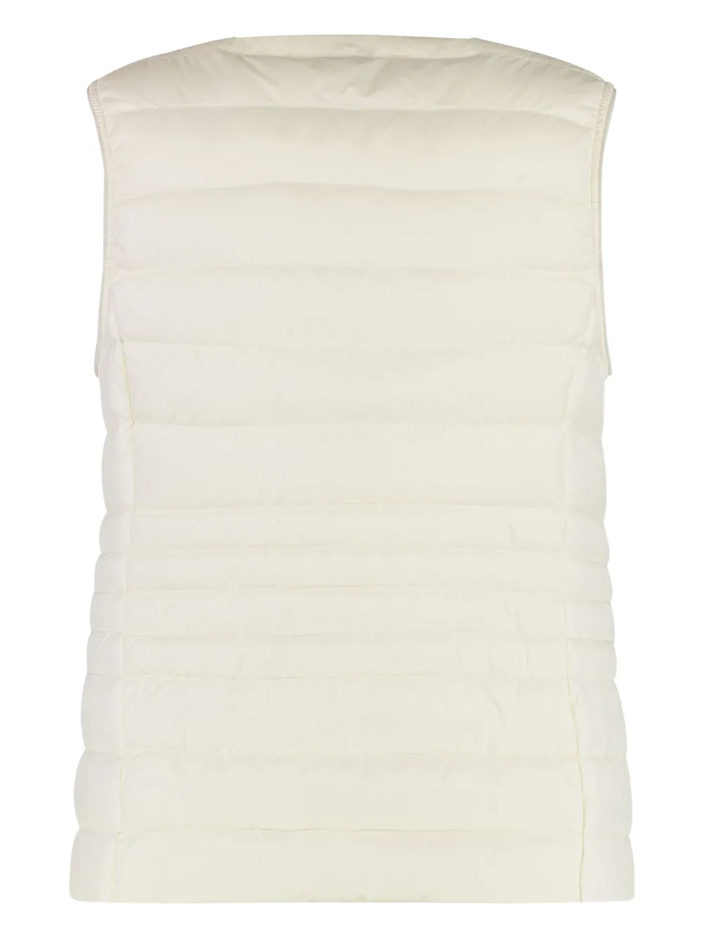 Moncler logo-patch padded gilet Wit