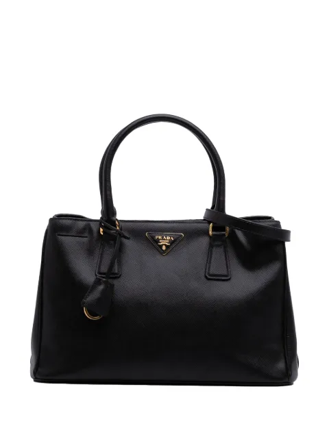 Prada Pre-Owned 2010-2025 ミディアム サフィアーノ ルクス ガレリア サッチェルバッグ