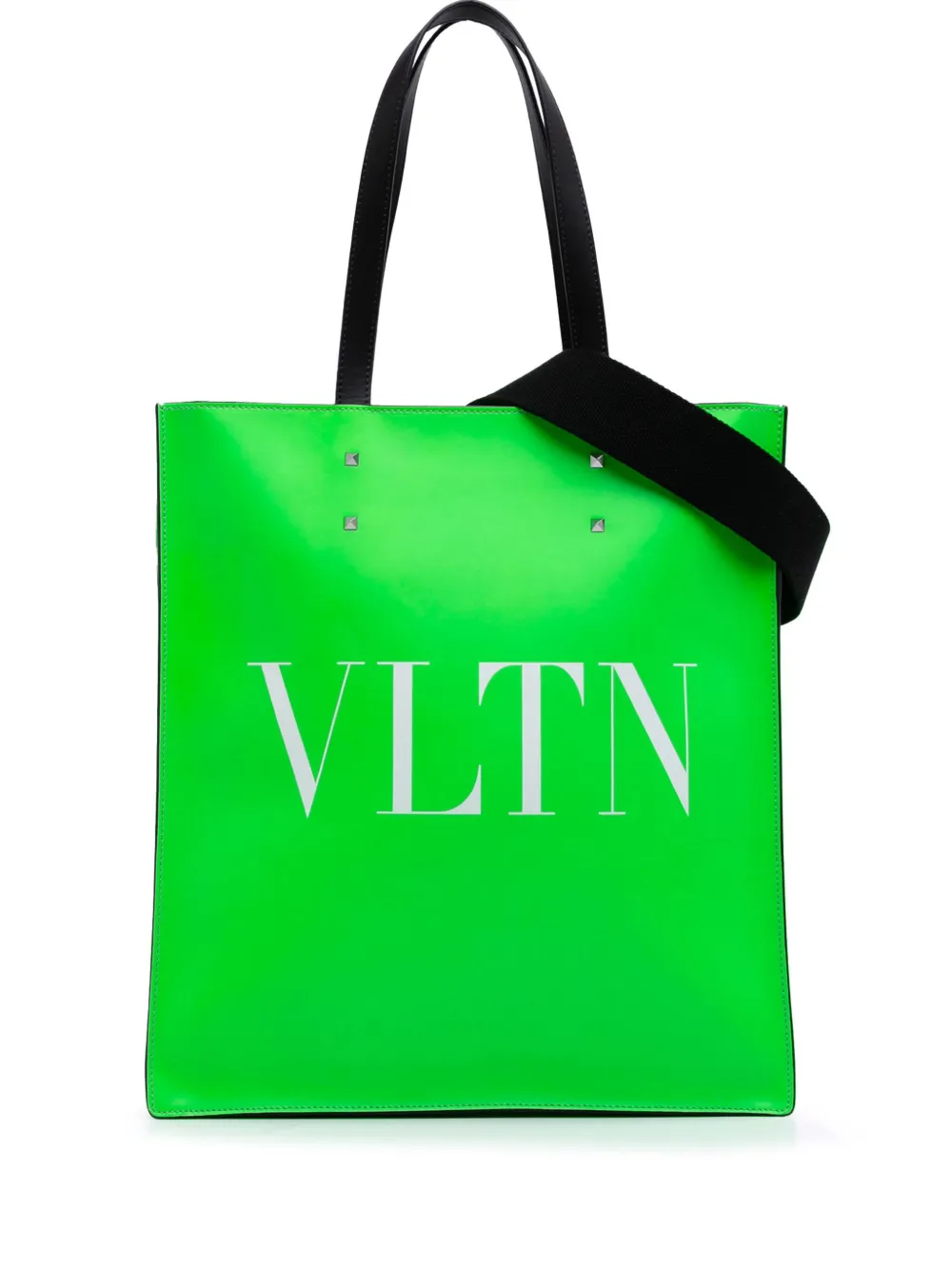 Valentino Garavani Pre-Owned 2018-2025 レザー VLTN サッチェルバッグ - グリーン Valentino Garavani Pre-Owned 2018-2025 レザー VLTN サッチェルバッグ - グリーン
