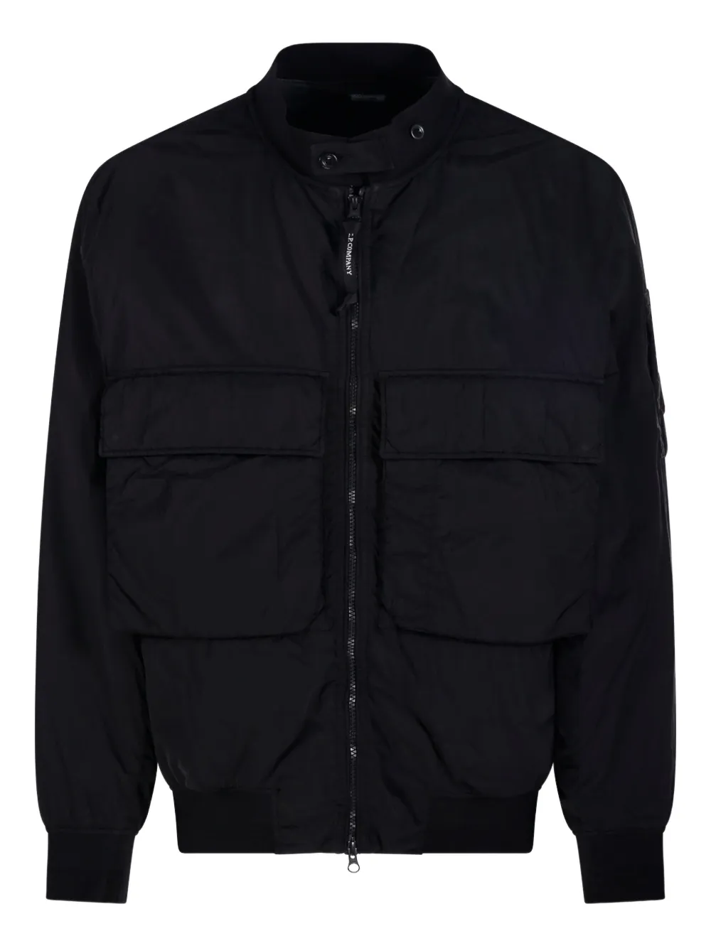 C.P. Company zip-fastening jacket Zwart