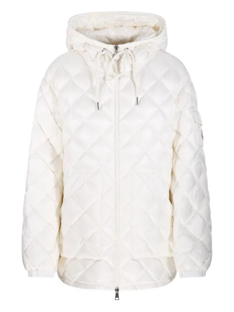 Moncler quilted hooded coat