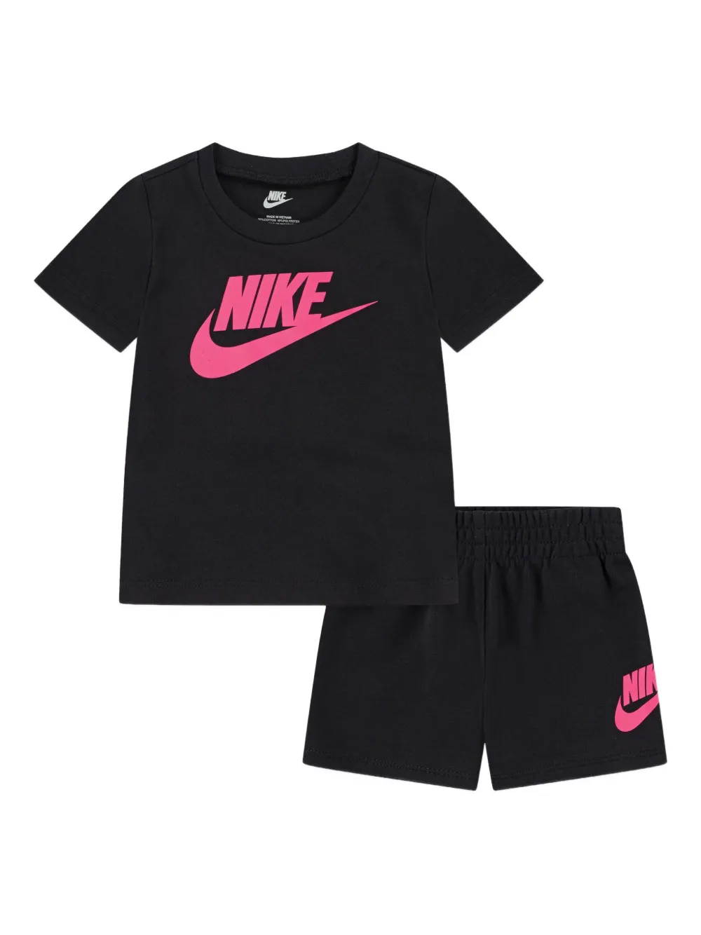 Nike Kids Shorts set met logo-applicatie Zwart