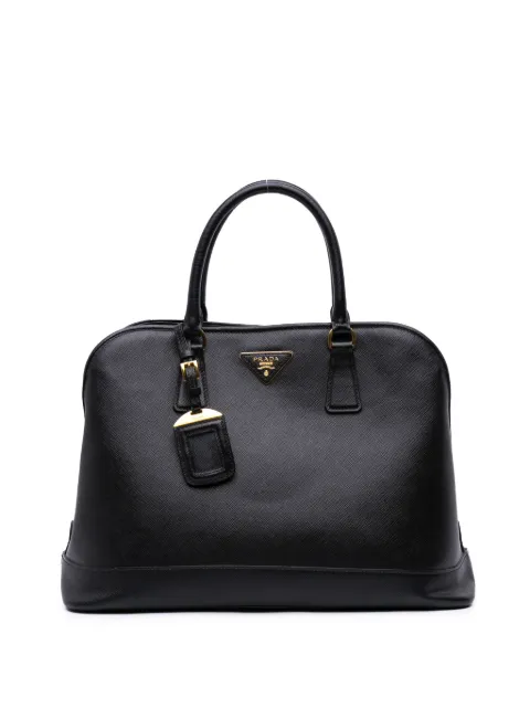 Prada Pre-Owned 2010-2025 ミディアム サフィアーノルクス オープン プロムナード サッチェルバッグ