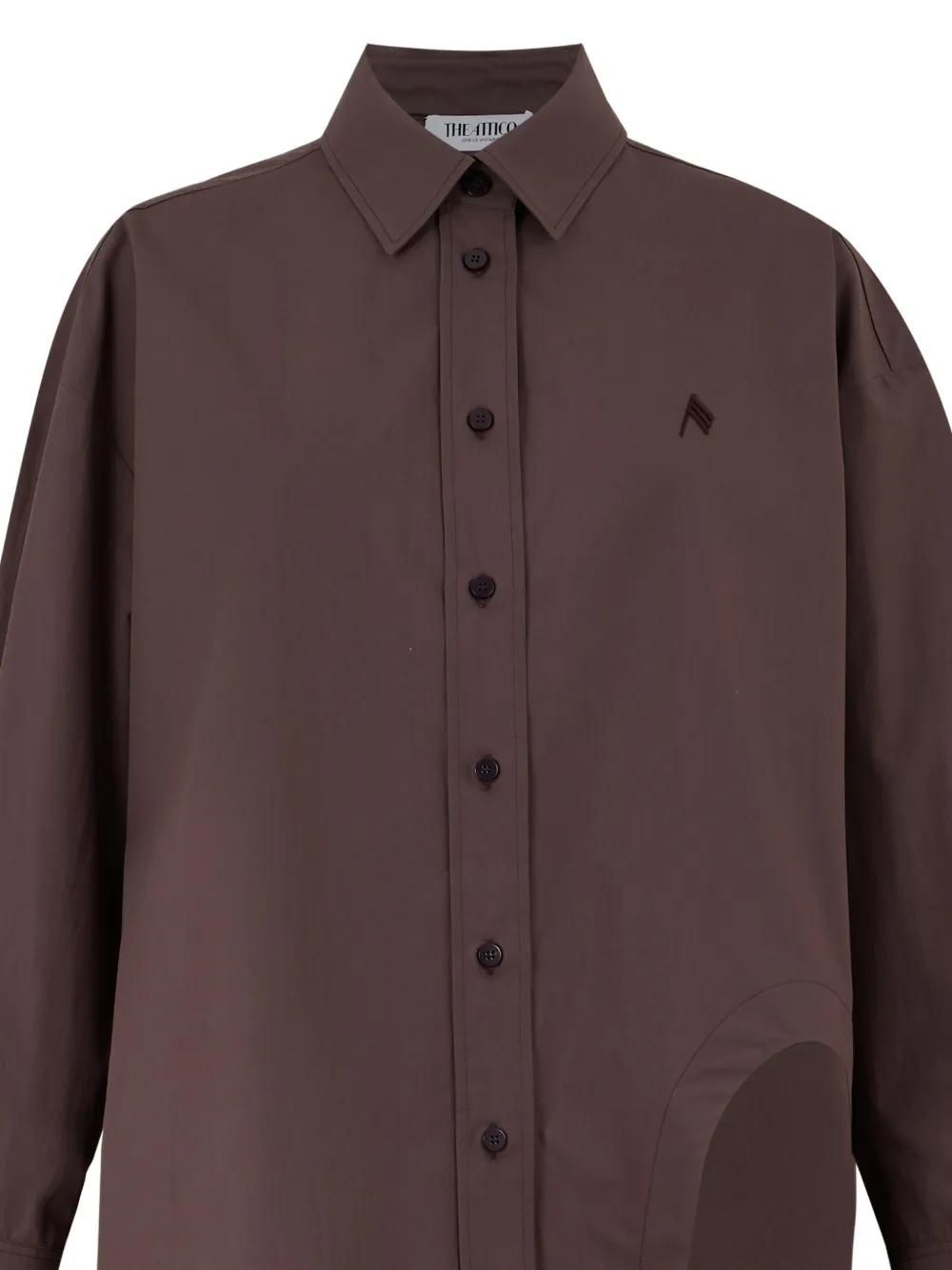 The Attico cotton shirt Bruin