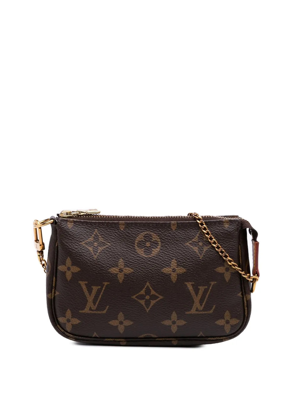 Louis Vuitton Pre-Owned 2020 モノグラム ミニ ポシェット アクセソワール ハンドバッグ - ブラウン Louis Vuitton Pre-Owned 2020 モノグラム ミニ ポシェット アクセソワール ハンドバッグ - ブラウン