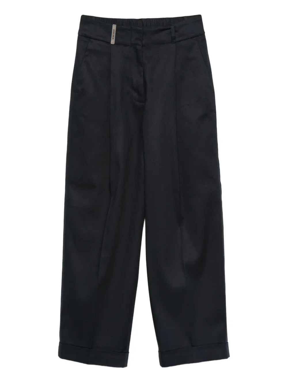 Peserico pleat-detail trousers Blauw