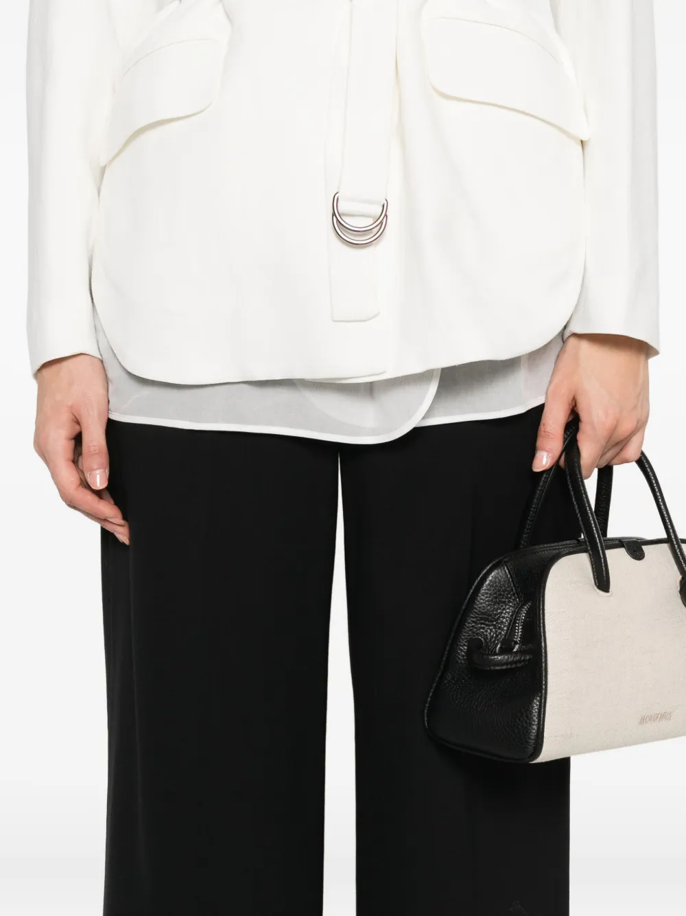 Peserico pleat-detail trousers Zwart
