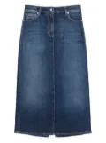 Peserico denim midi skirt - Blue