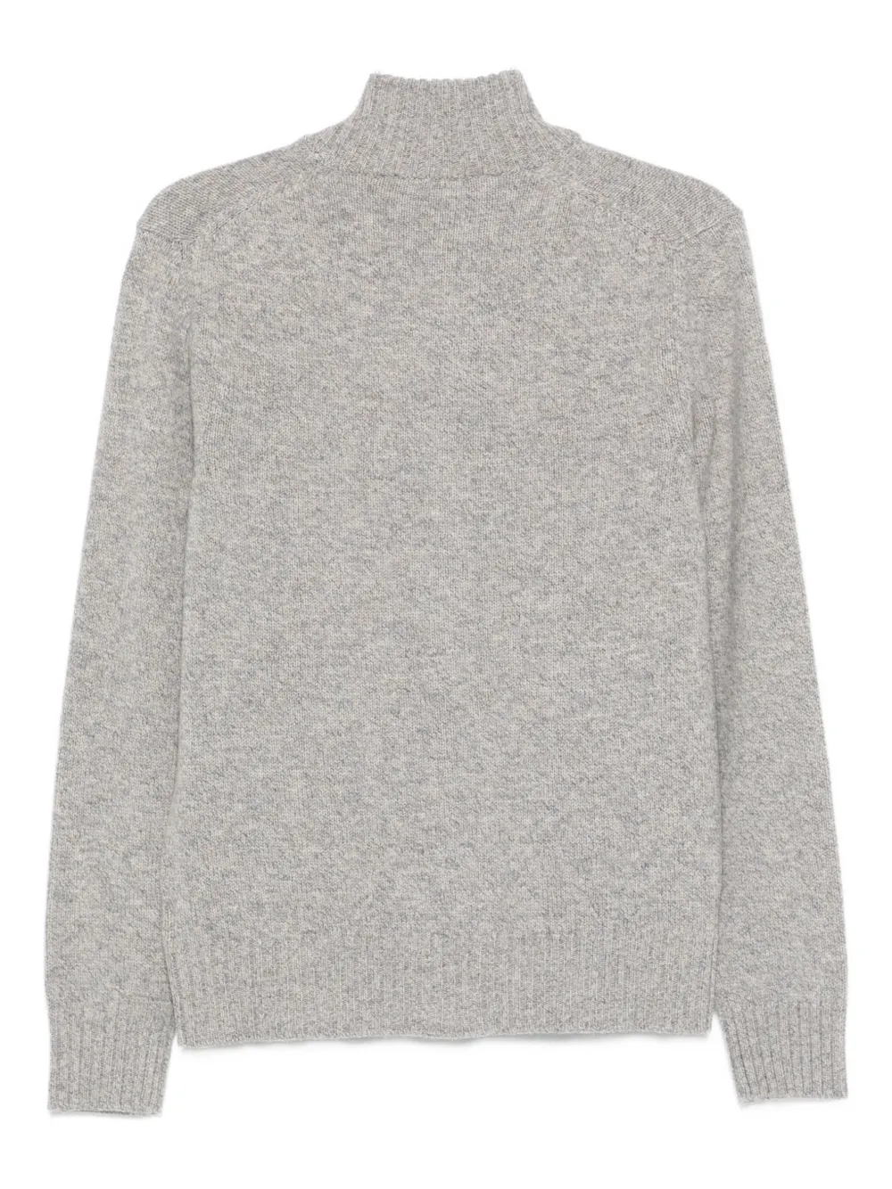 Zanone Wollen vest met hoge hals Grijs