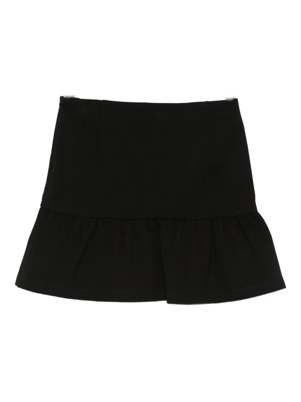 Moschino Kids Teddy Bear-embellished ruffled skirt Zwart
