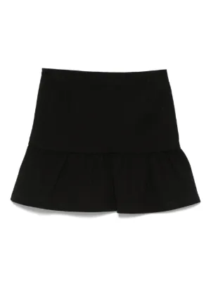 Jupe Midi Noire Moschino Uptown - Taille 10 - Coton - Occasion Parfait état