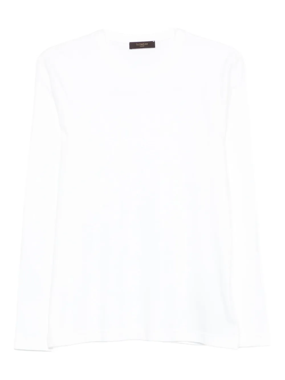 Zanone long-sleeved cotton T-shirt | White | Image 1