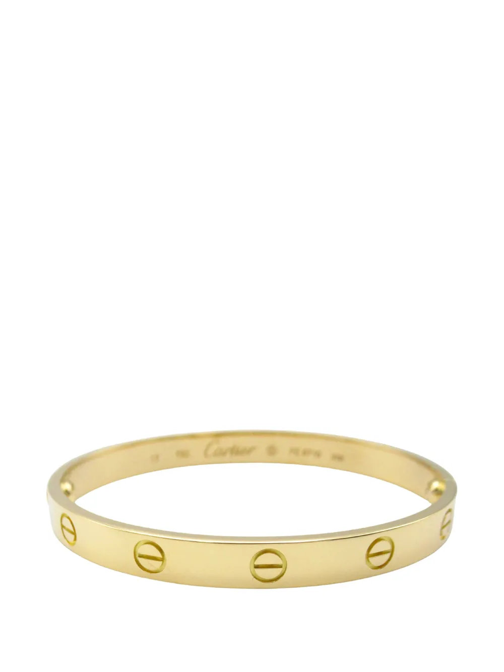 Cartier 2000-2020 18Kイエローゴールド クラシック ラブ ブレスレット - ゴールドトーン Cartier 2000-2020 18Kイエローゴールド クラシック ラブ ブレスレット - ゴールドトーン