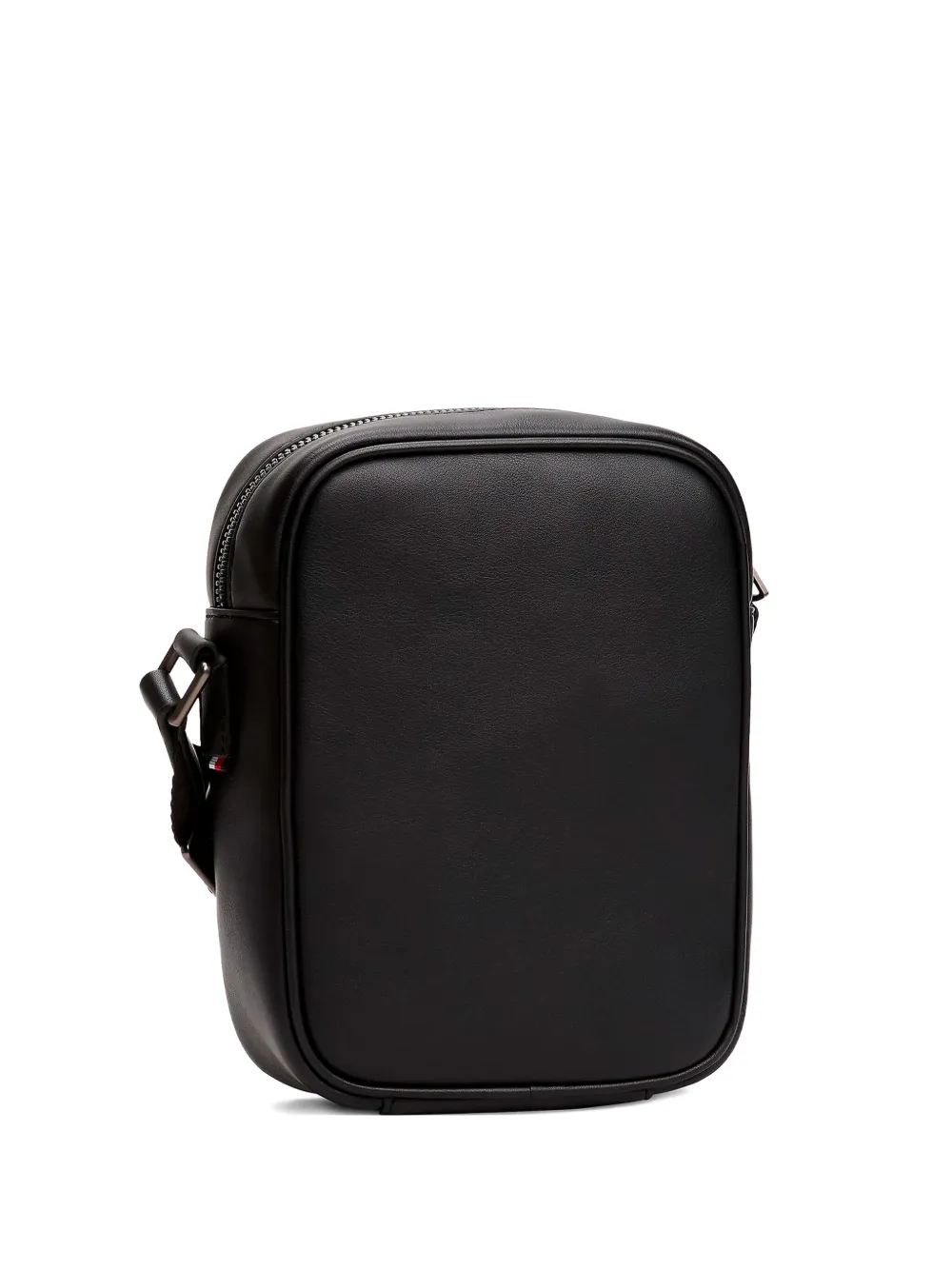 Tommy Hilfiger Monogram-pattern Messenger Bag In Black