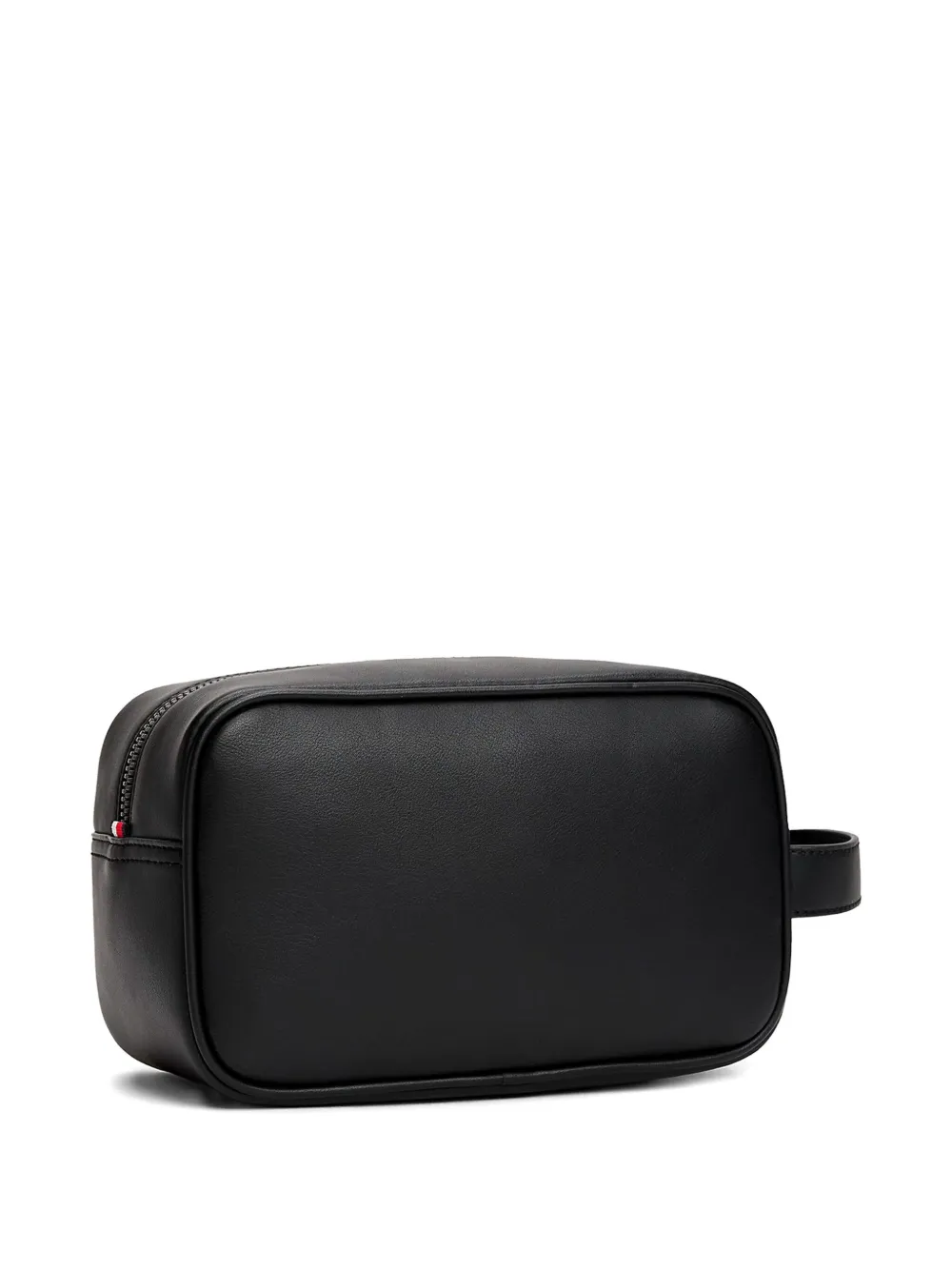 Tommy Hilfiger monogram zip wash bag Zwart
