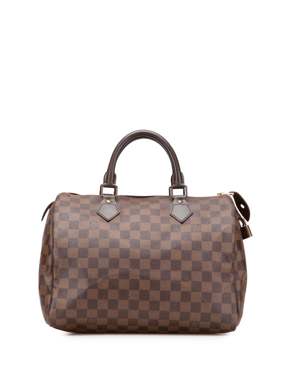Louis Vuitton Pre-Owned 2010 Damier Ebene Speedy 30 boston bag - ブラウン Louis Vuitton Pre-Owned 2010 Damier Ebene Speedy 30 boston bag - ブラウン
