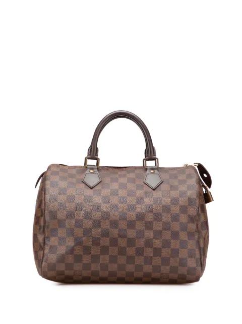 Louis Vuitton Pre-Owned 2010 Damier Ebene Speedy 30 boston bag