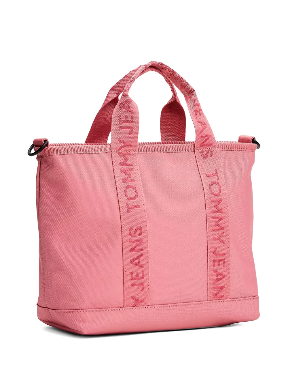 Tommy Jeans Large Logo-patch Tote Bag In Pink