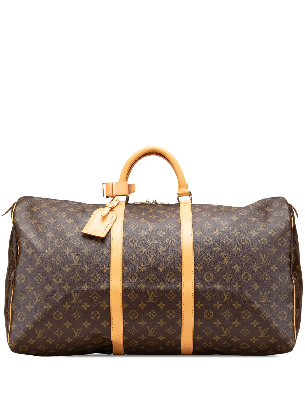 Louis Vuitton Pre-Owned 1996 モノグラム キーポル 60 ボストンバッグ - ブラウン Louis Vuitton Pre-Owned 1996 モノグラム キーポル 60 ボストンバッグ - ブラウン