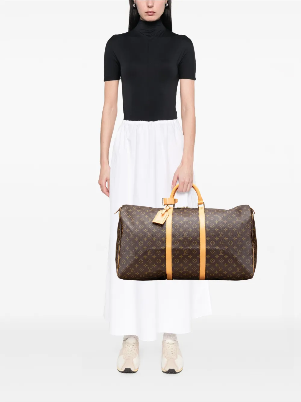 Louis Vuitton Pre-Owned 1996 Monogram Keepall 60 travel bag | Pre-Owned | Image 2