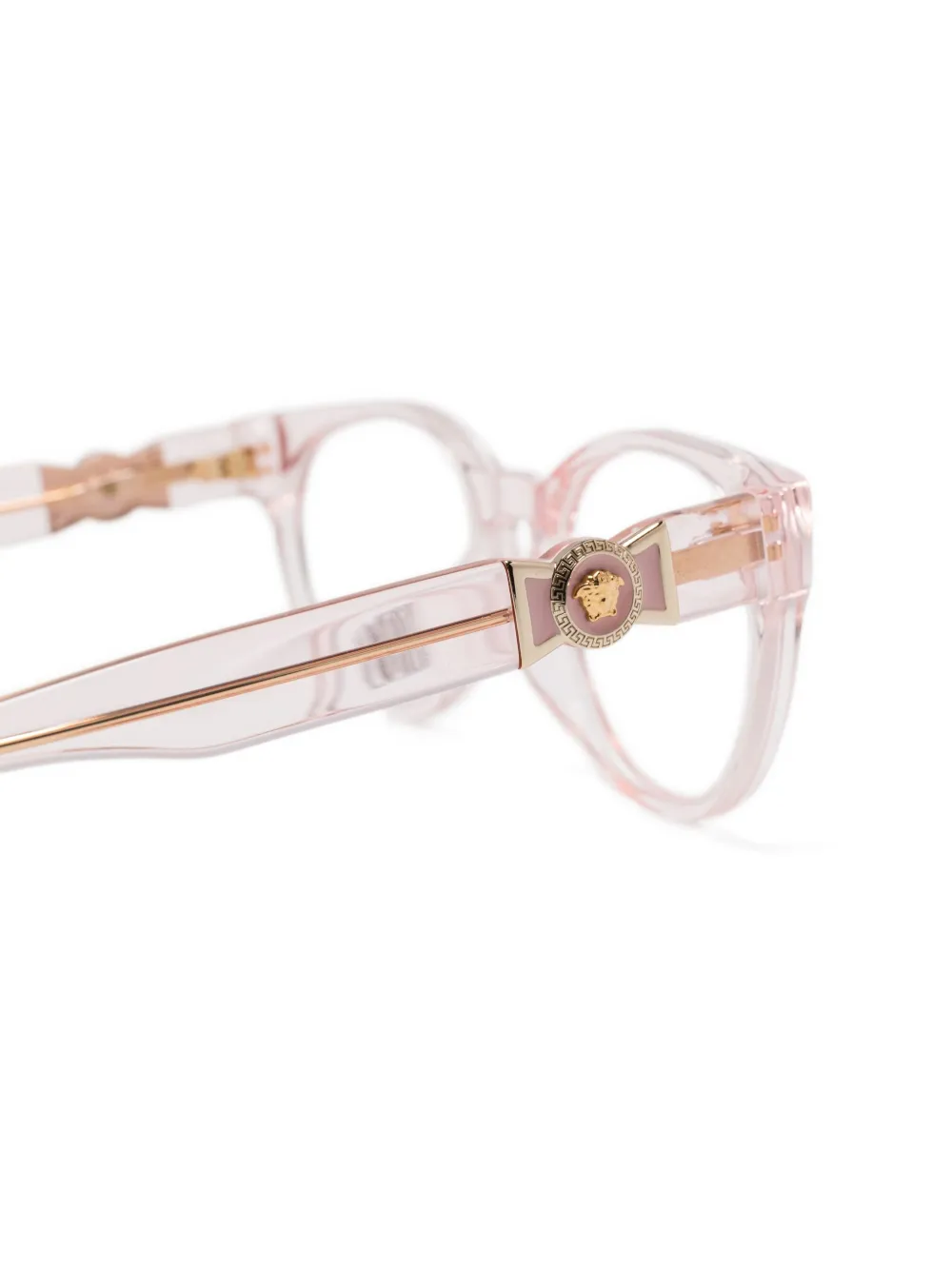 Versace Kids Medusa bril met rond montuur Roze