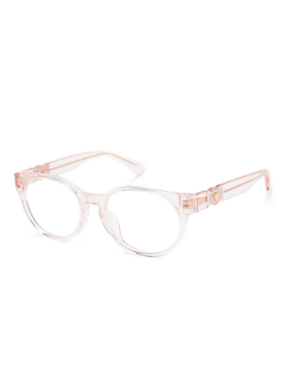 Versace Kids Medusa bril met rond montuur Roze