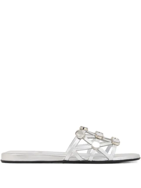 The Attico Grid studd-embellished sandals