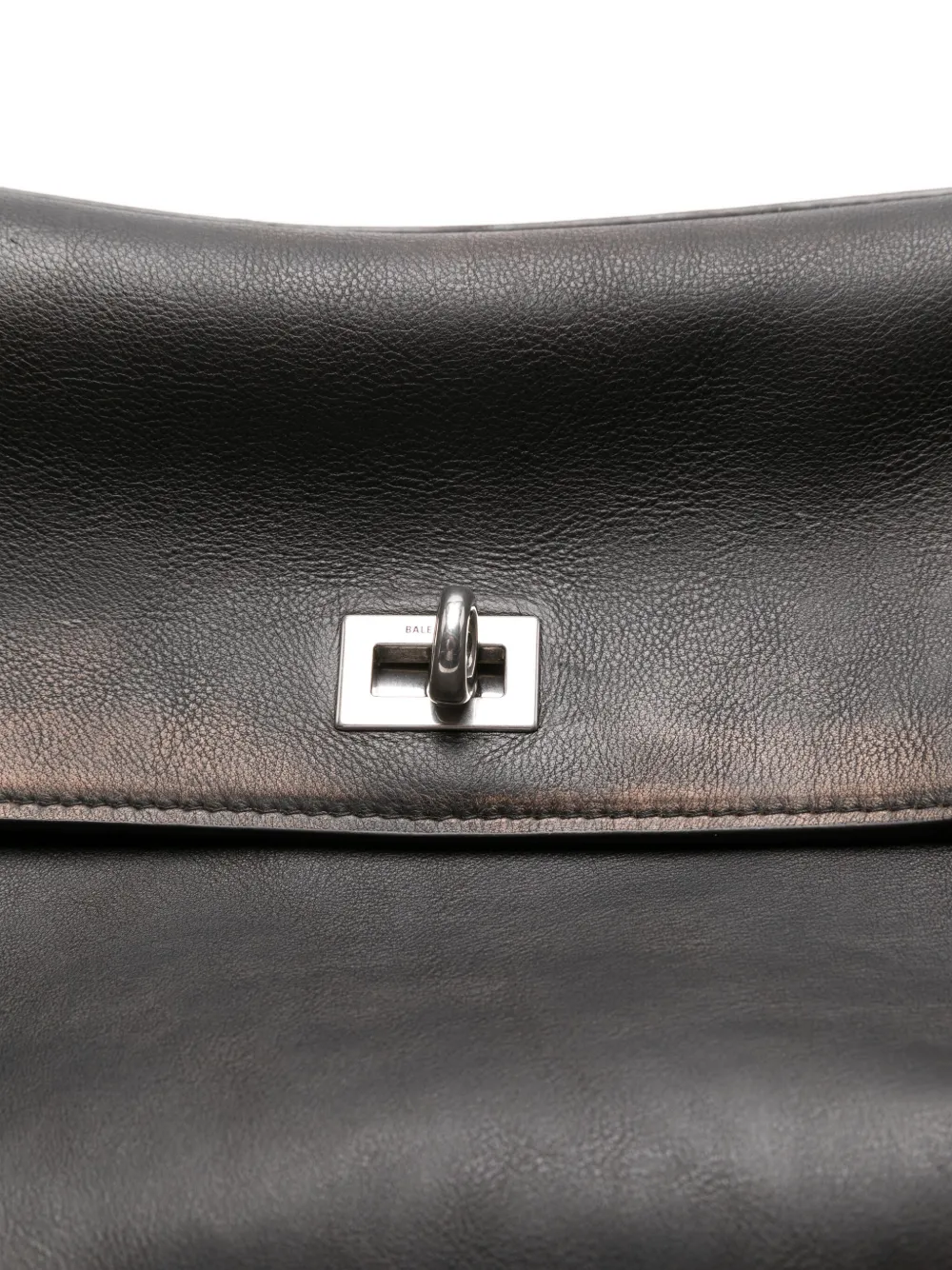 Balenciaga Rodeo leren schoudertas met omslag Bruin