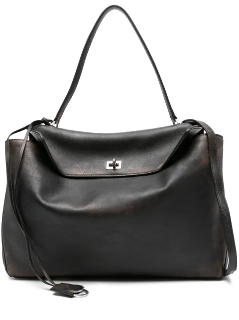 Balenciaga Rodeo flap-closure leather shoulder bag