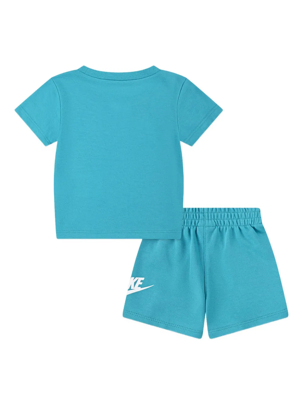 Nike Kids Shorts met geborduurd logo Blauw