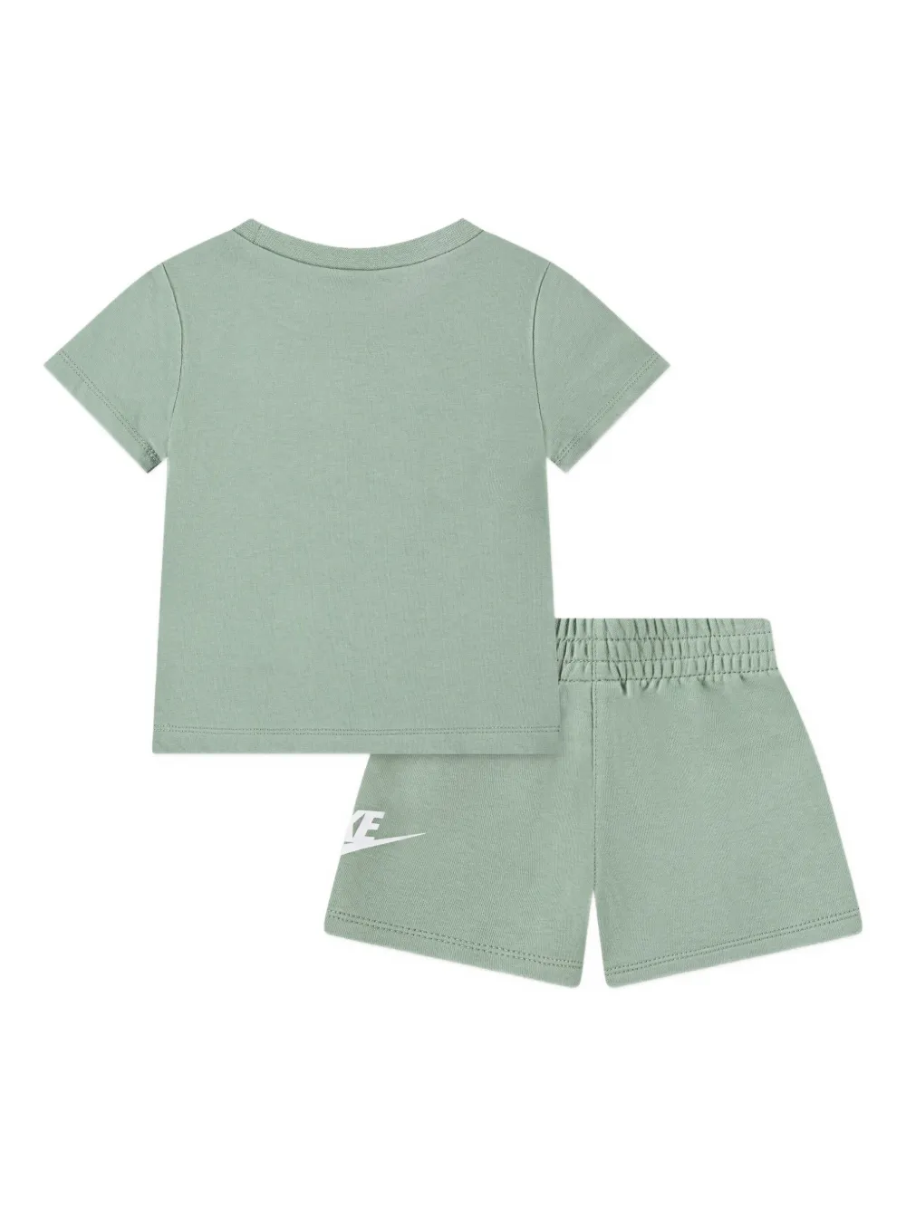 Nike Kids Shorts met geborduurd logo Groen