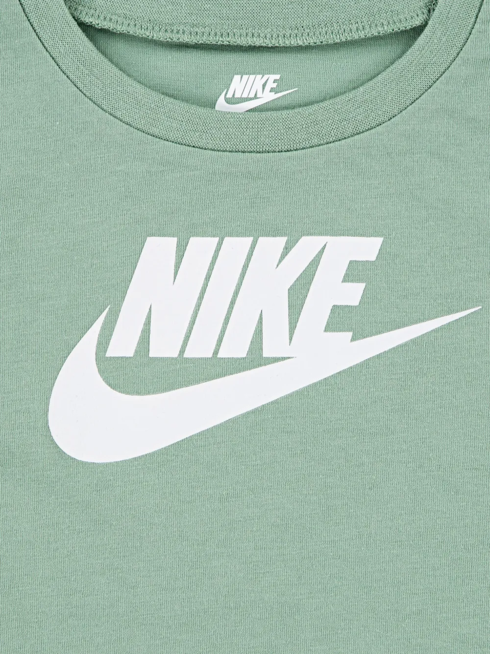 Nike Kids Shorts met geborduurd logo Groen