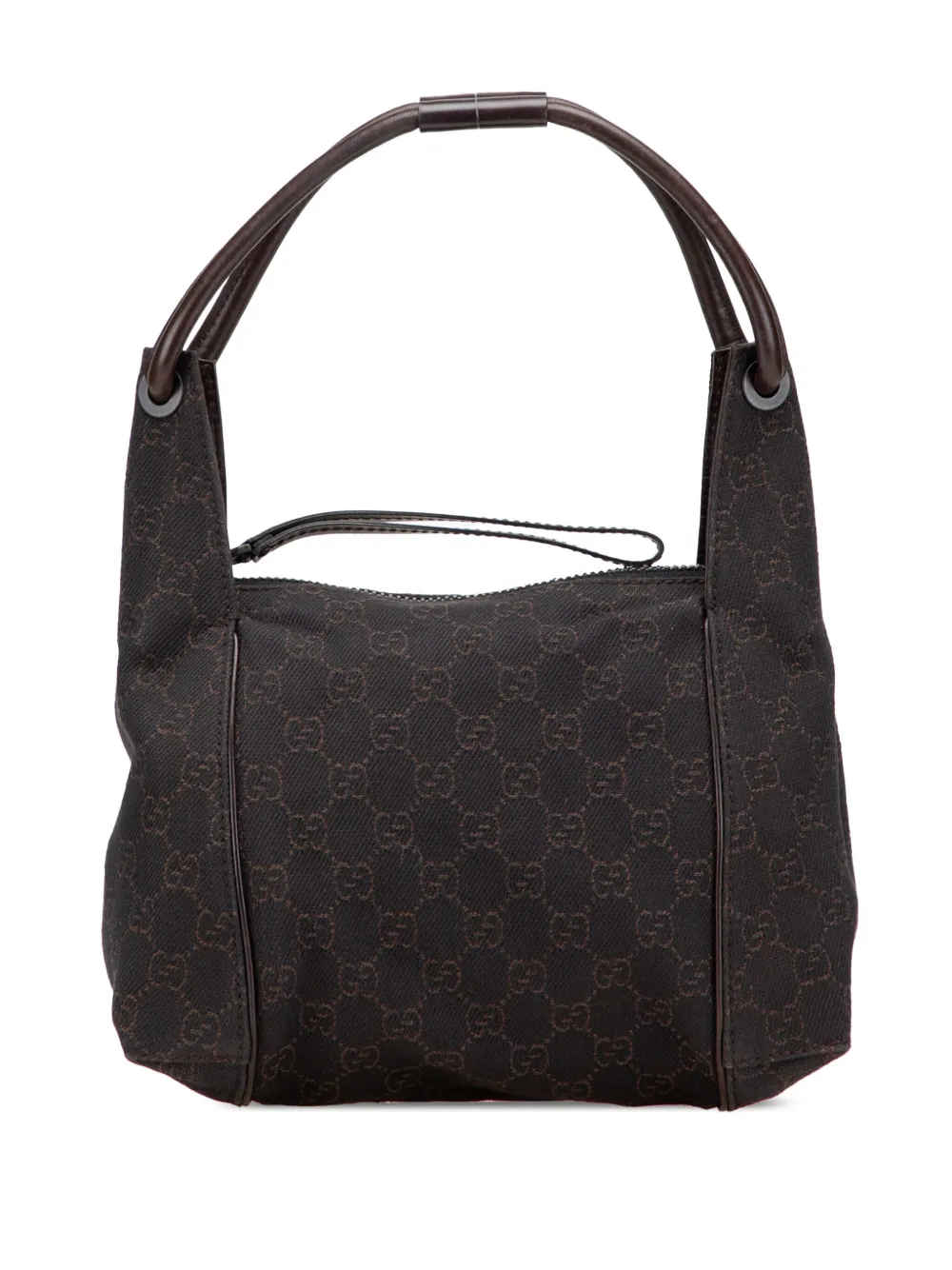 Gucci Pre-Owned 2000-2015 GG デニム ハンドバッグ - ブラウン Gucci Pre-Owned 2000-2015 GG デニム ハンドバッグ - ブラウン
