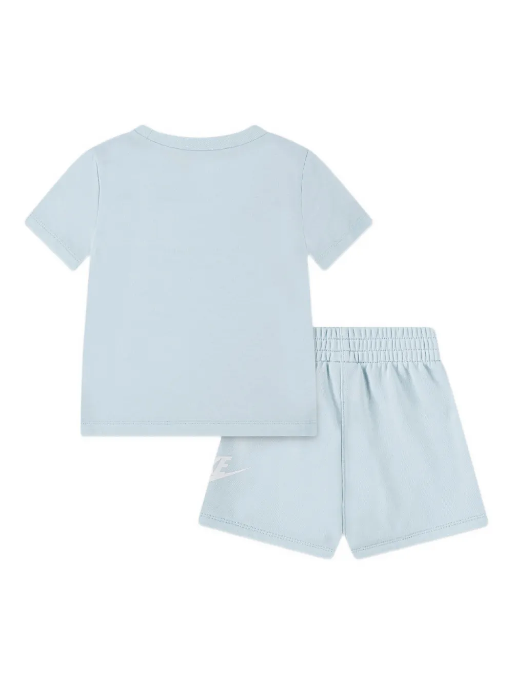 Nike Kids Shorts met geborduurd logo Blauw