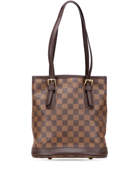 Louis Vuitton Pre-Owned 1998 Damier Ebene Marais bucket bag