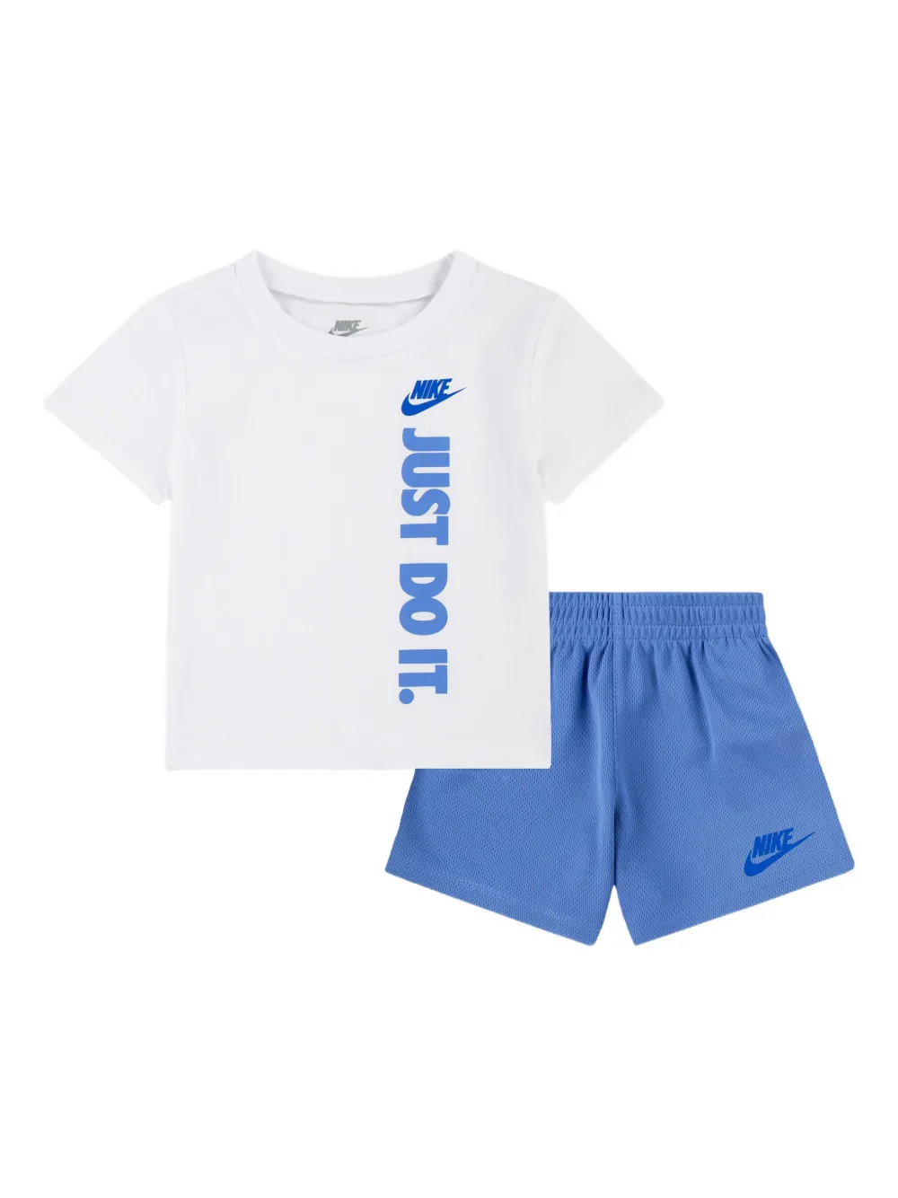 Nike Kids Shorts set met logoprint Wit