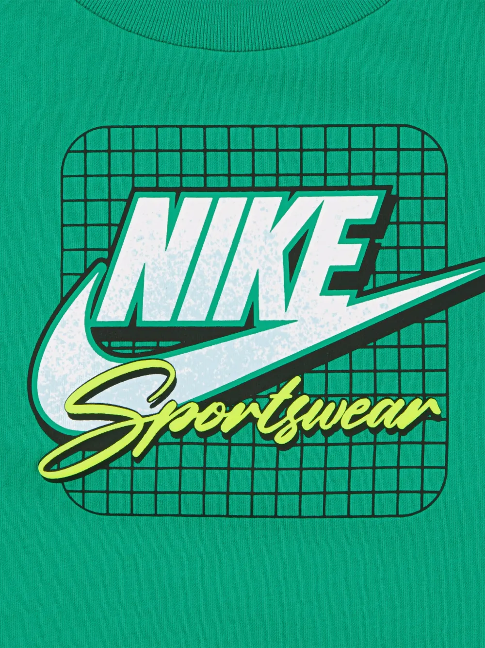 Nike Kids Sportswear shorts set met logo Groen