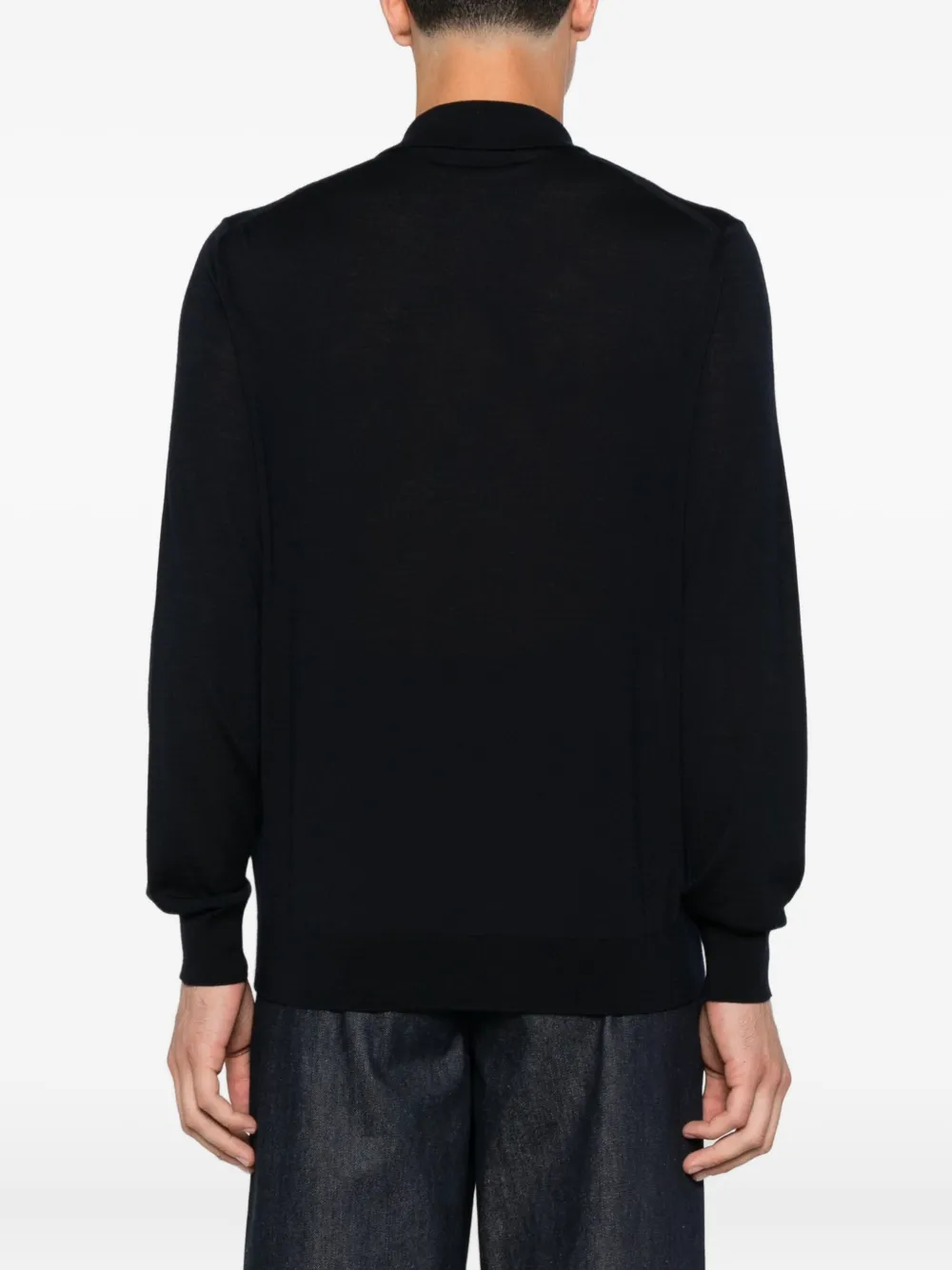 Prada Wollen poloshirt Blauw