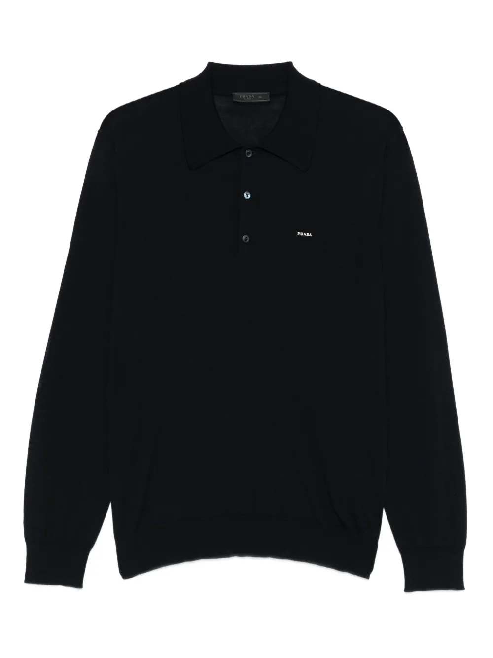 Prada Wollen poloshirt Blauw